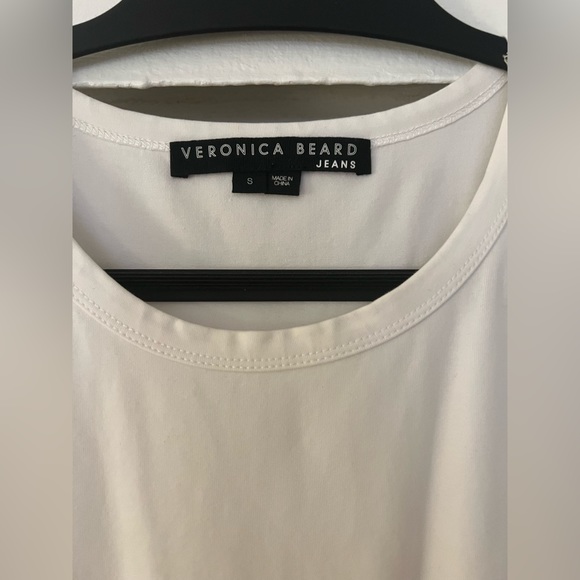 Veronica Beard Emmitt Tie-Waist Chambray Midi Length Dress - Picture 7 of 10